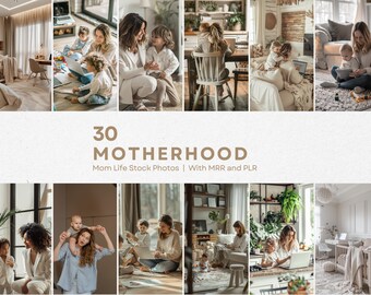 Mom Life Stock Photos: Motherhood Images for Mompreneurs (Digital Download)