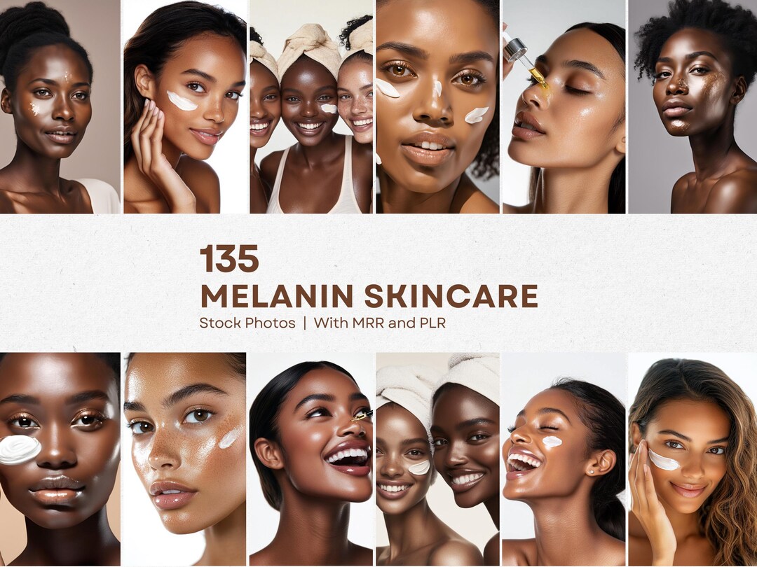 135 Melanin Skincare Stock Photos Beauty & Esthetician Images Digital ...