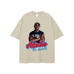 T-shirt graphique vintage Asake : t-shirt streetwear afrobeats image 9
