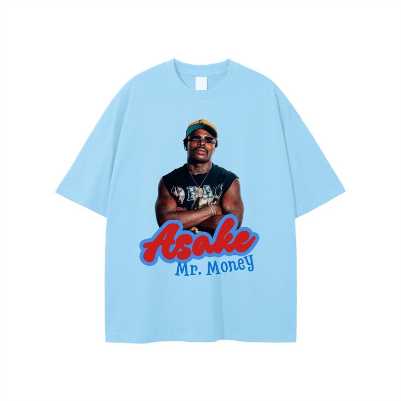 T-shirt graphique vintage Asake : t-shirt streetwear afrobeats image 5