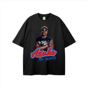 T-shirt graphique vintage Asake : t-shirt streetwear afrobeats image 3
