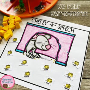 Speech and Language Therapy | Mouse Cheese Worksheets Game Companion Regular Plural Nouns Irregular Plural Nouns Emotions Opposites