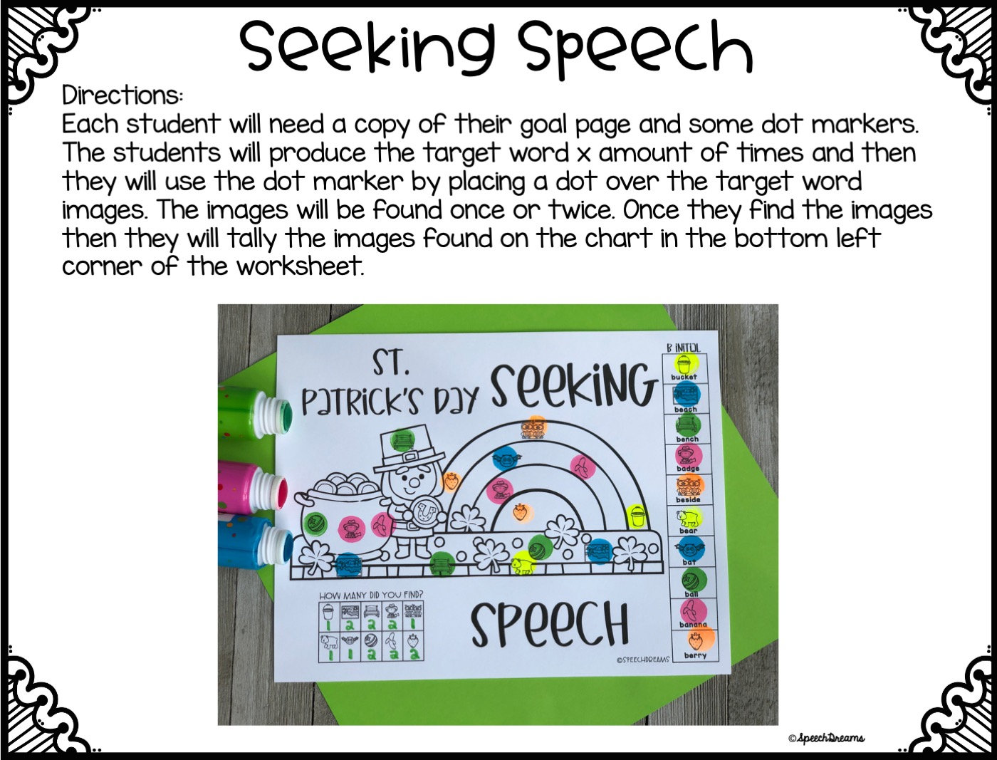 st patricks day speech craft