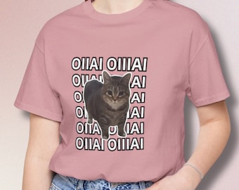 Spinning Cat Meme Shirt, Viral Meme Shirt, Weird Meme Lover Gift, OIIAI Meme Tee, Pop Culture Meme Shirt, Gift for Meme Fans