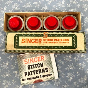 Vintage Singer Simanco Stitch Patterns for Automatic Zigzagger 161008