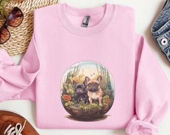 French Bulldog Sweatshirt,Frenchie Mom Shirt,Cozy Frenchie Colorful Shirt,Frenchie Dog Sweatshirt,French Bulldog Shirt