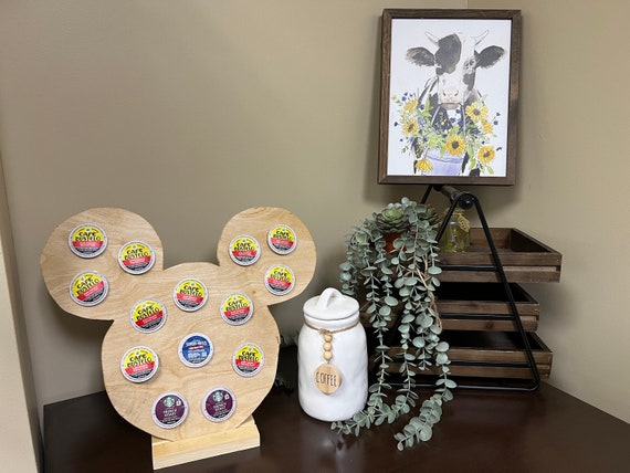 Mickey Coffee Pod Holder, Keurig Holder, Pod Holder,