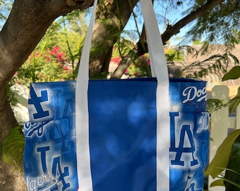 Tote Bag, LA Dodgers, Blue, Bag - Etsy