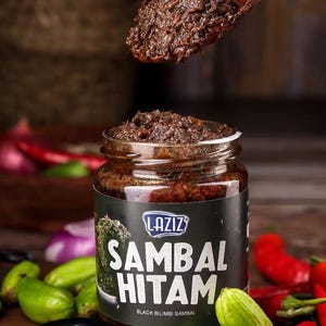 Sambal Hitam (Black Anchovy Chili Paste) 200g