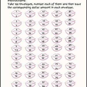 150K+ Savings Challenge Book (Laminated paper with binder)Reusable image 7
