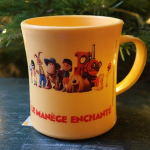 Vintage plastic mug &quot;The Magic Roundabout&quot;