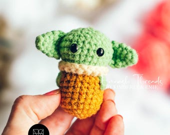 Mini Alien Friend Crochet Pattern | Digital Download (PDF)