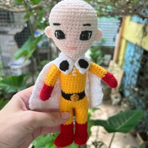 One Punch Guy Crochet Pattern PDF