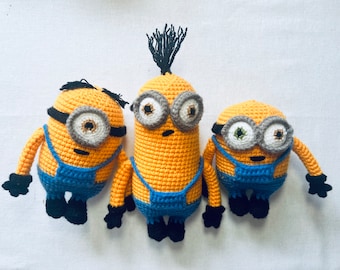 Minions 3 in 1 Crochet BUNDLE || Crochet Pattern PDF