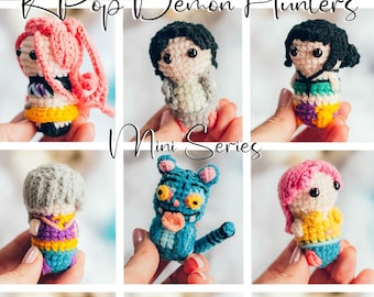 K-Fantasy Hero Crochet Pattern Bundle (11-in-1) | Amigurumi PDF + Video Tutorials | Beginner Friendly