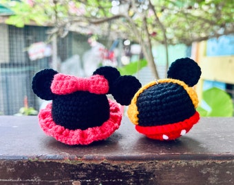 Mouse Couple (M & M) Keychain Amigurumi PDF Pattern