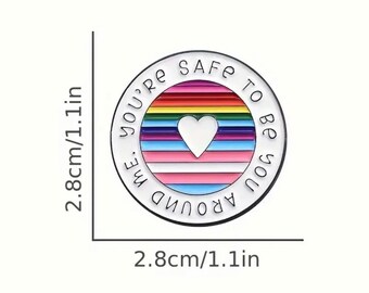 Ally Pride Enamel Pin: LGBTQ+ Supporter Badge