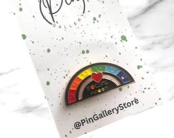 Social Battery Enamel Pin: Moving Emotion Slider, Mental Health Gift