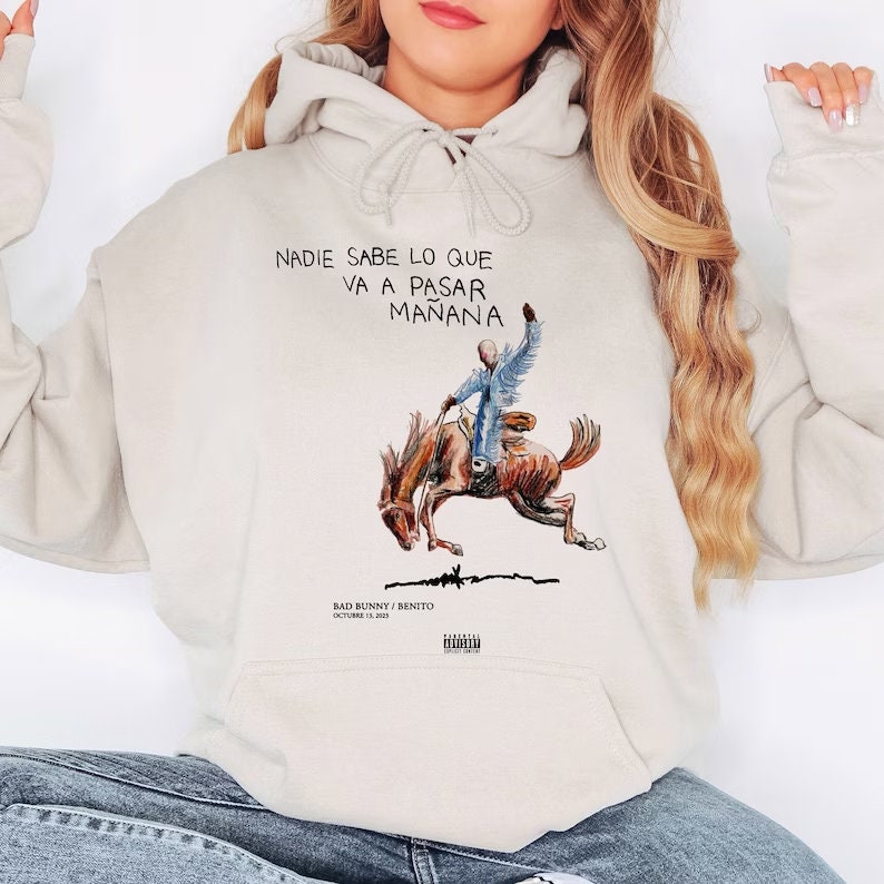Hoodie bad bunny clearance