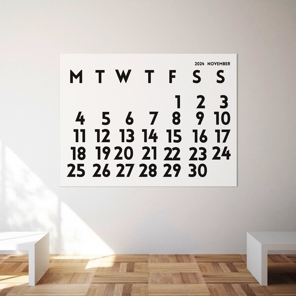Modern Calendar - Etsy