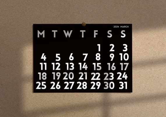 2024 Digital Stendig Calendar | Oversized Large Printable