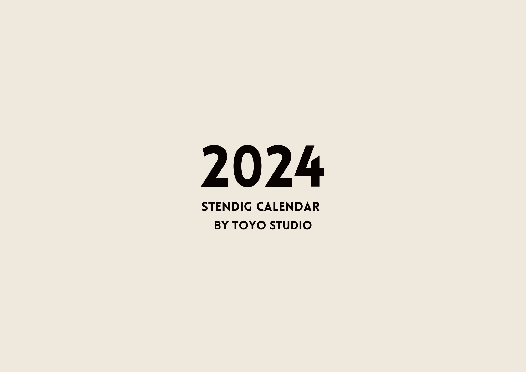 未開封　2024年 Stendig Calenders ステンディグカレンダー 楽天市場】2024年 令和6年 Stendig Calenders(ステンディグ