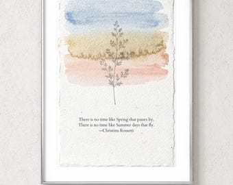 Christina Rossetti  There is no time like Spring   — The Summer Journal Collection by The Frame Narrative