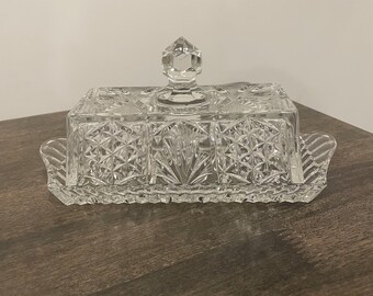 Crystal Butter Dish