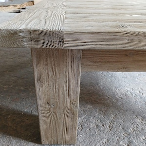 Square Rustic wood Coffee Table, Rustic Wood Furniture, Reclaimed Wood Table,Living room rustic wooden coffee table,