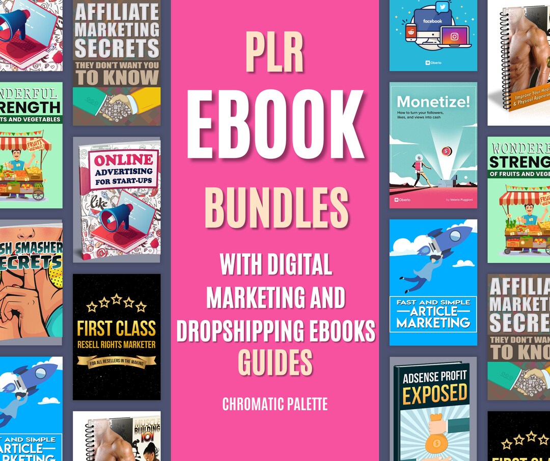 E Books Bundle to Resell With Digital Marketing and Drop Shipping