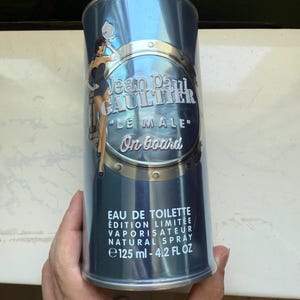 Jean Paul Gaultier Le Male On Board or men edt 125 ml 4.2 Fl.Oz. New Sealed Foil discontinued rare men