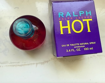 Ralph Lauren Hot Eau de Toilette Spray 100% Caixa Original Sem Lacre Sem Spray Novo com caixa e Eau de Toilette