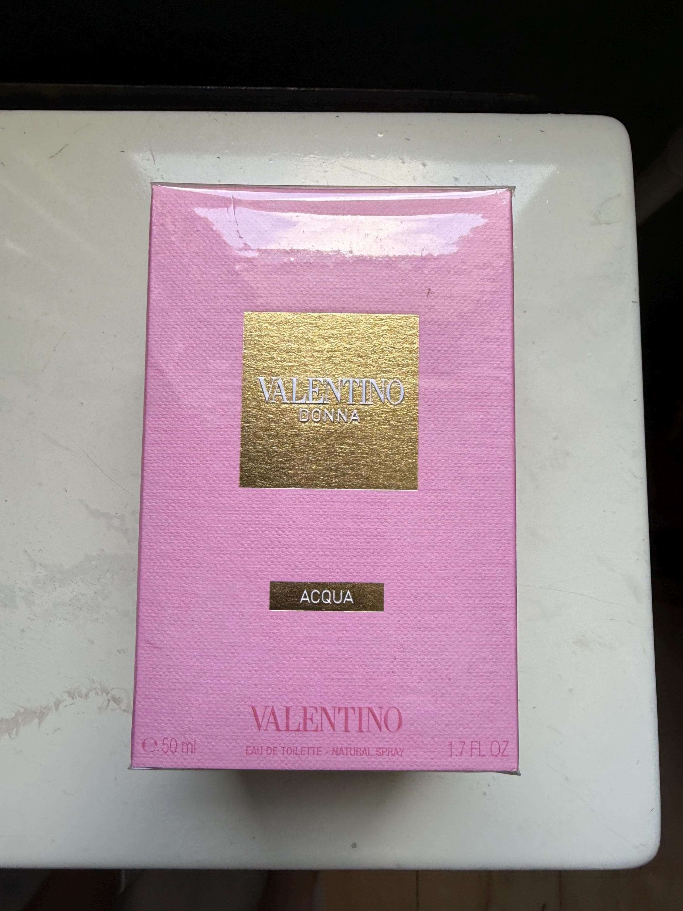 Valentino Acqua Donna 50 Ml Rare Discontinued Edt Eau De Toilette