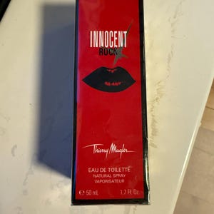 THIERRY MUGLER Angel Innocent Rock 50ml Edt Flakon - eingestellt Selten selten NOS