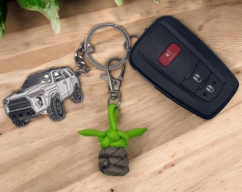 Handmade Baby Yoda/Grogu paracord keychain