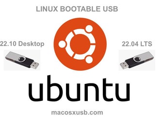 Linux Ubuntu Bootable USB 22.10 Desktop/22.04 LTS - Upgrade, Install and Restore