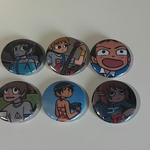 scott pilgrim pins