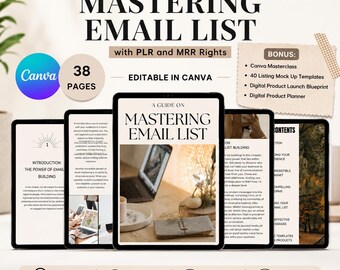 Email Marketing Guide: Master Resell Rights PLR Ebook (Digital Product)