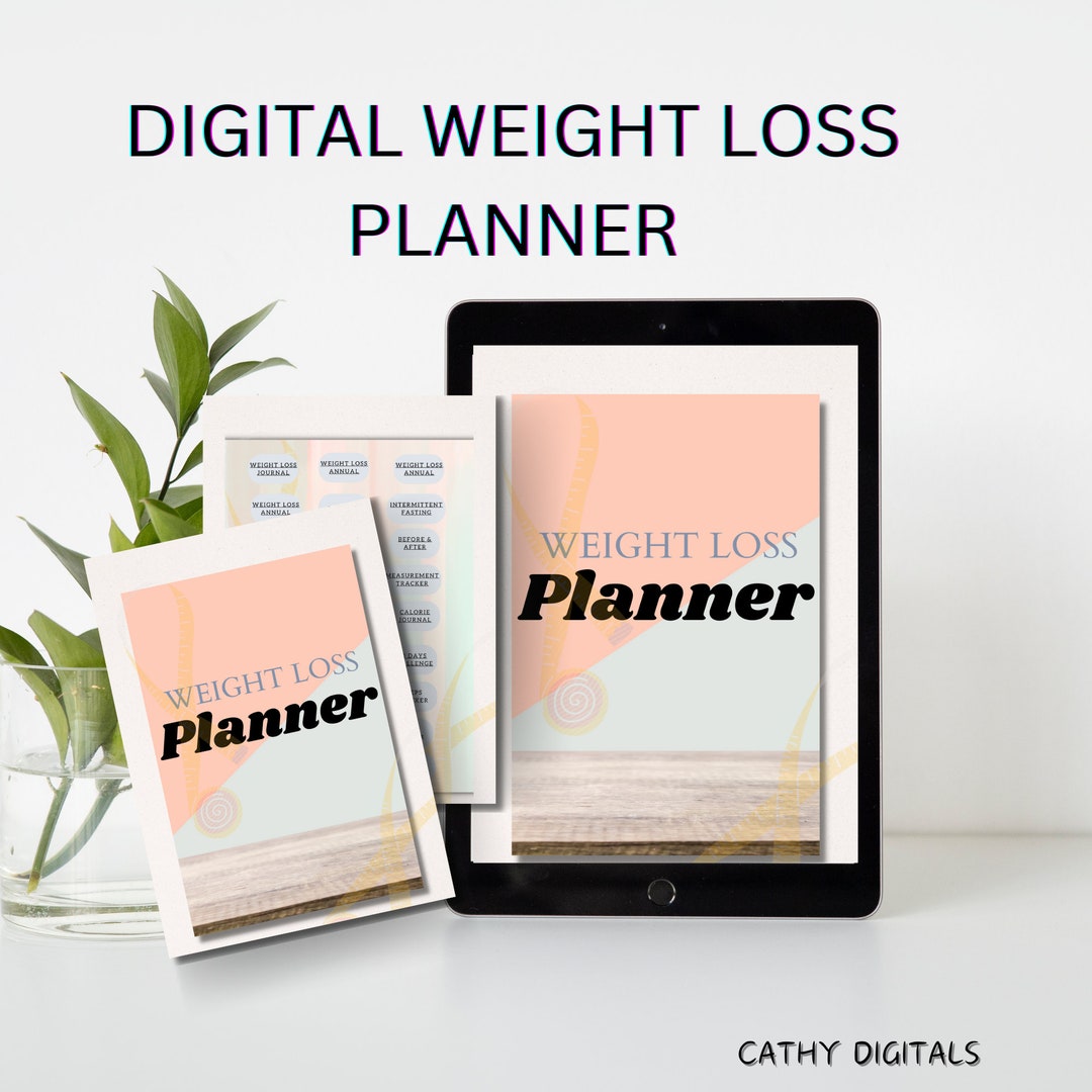 Weight Loss Printable Planner / Weight Loss Planner/ PDF Printable ...