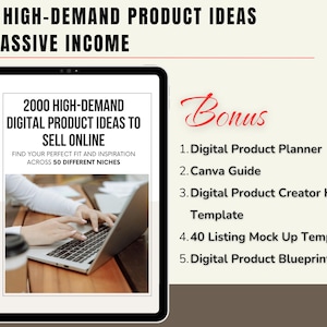 2000 Digital Product Ideas: Etsy Small Business (Digital Download)