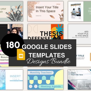 Google Slide Template PowerPoint Presentation Template Minimal Google Slides Webinar Presentation Modern Presentation Slides Template