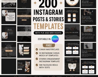 Modelli di post di Instagram Modelli di social media Modelli di social media manager Coinvolgimento di Instagram Post di marketing digitale di Instagram