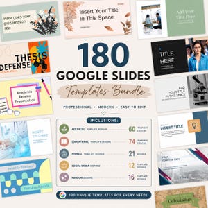 Modèle de présentation Google Slides pour PowerPoint - Modèle minimaliste pour webinaire - Modèle de diapositives modernes