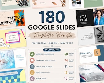 Google Slide Template PowerPoint Presentation Template Minimal Google Slides Webinar Presentation Modern Presentation Slides Template