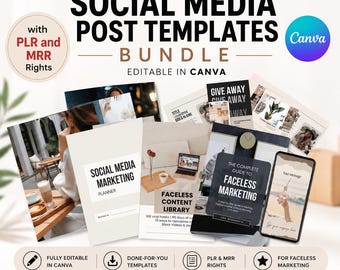 Pacchetto di modelli di social media modificabili, modelli di Instagram aziendali, modello di gestore di social media, modelli di Instagram moderni