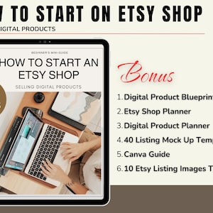 Etsy Seller How To Sell On Etsy Start An Etsy Shop Etsy Shop Seller Guide Sell Digital Products Etsy Seller Handbook Beginners Store Guide