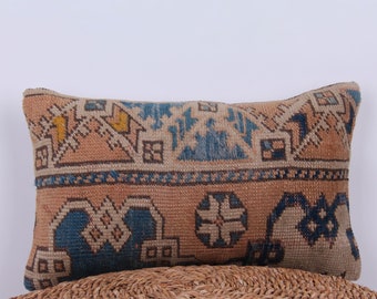 handmade couch rug pillow - bohemian pillow shams - throw pillow farmhouse decor - turkish cushion Antique Pillows  - Vintage Rustic pillow