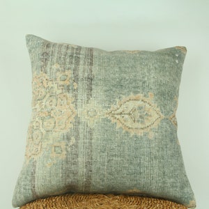 kilim pillow, turkish kilim pillow, 24x24 kilim pillow, handmade pillow, ethnic pillow, kilim rug pillow, pillow case, decorative pillow
