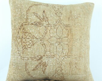 20x20 Tribal Vintage Throw Pillow - Kilim Pillow Oriental Case - Cushion Boho Bohemian Throw Decorative Pillow Case -  Handmade Boho Pillow