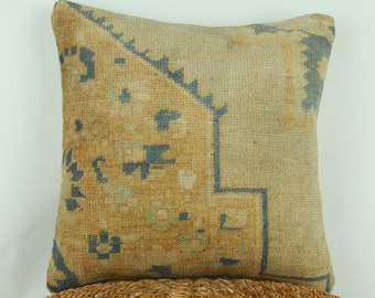 Kilim cushion cover, turkish pillow cover, vintage throw pillow, kilim pillow cover, antique pillow cover, sofa pillow cover, boho pillow